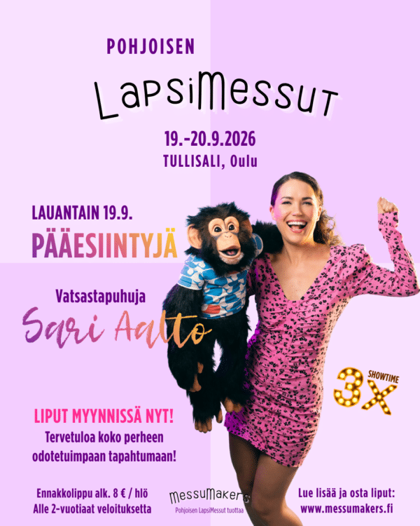 Lapsimessut 2026 pääesiintyjät Lapsimessut 2026 pääesiintyjät